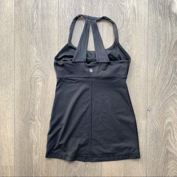 Lululemon Scoop Me Up Tank Top Black Racerback Size 4 - Picture 9 of 11